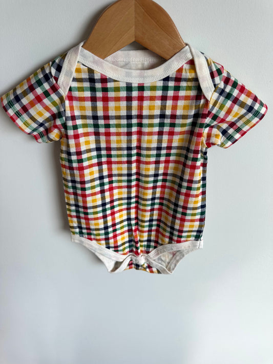 HBC Organic Cotton Stripes Bodysuit / 0-6m