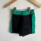 Green + Black Shorts / 2T