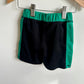 Green + Black Shorts / 2T