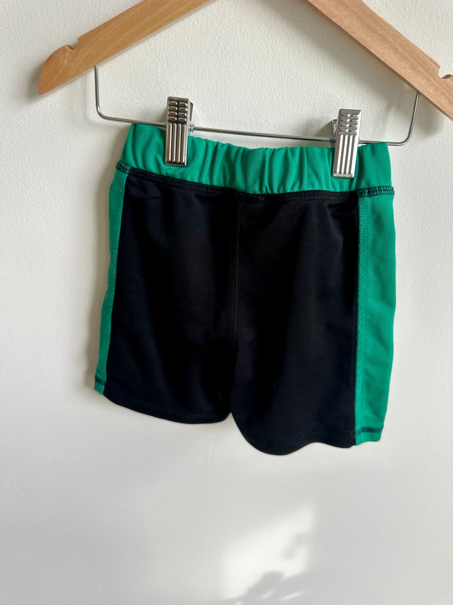 Green + Black Shorts / 2T