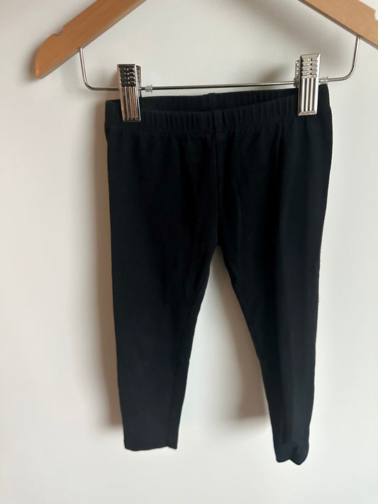 Full Length Black Leggings / 2T