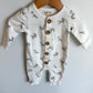Organic Cotton Wolf Sleeper / 3-6m