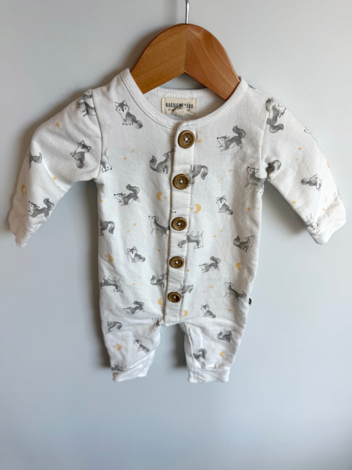 Organic Cotton Wolf Sleeper / 3-6m
