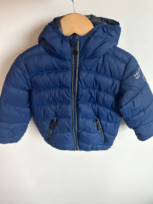 Point Zero Puffer Blue Jacket / 3T