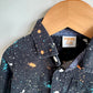 Black Splatter Button Up / 18-24m