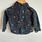 Black Splatter Button Up / 18-24m