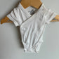 H&M Organic White Bodysuit / 0-1m