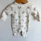 Organic Cotton Wolf Sleeper / 3-6m