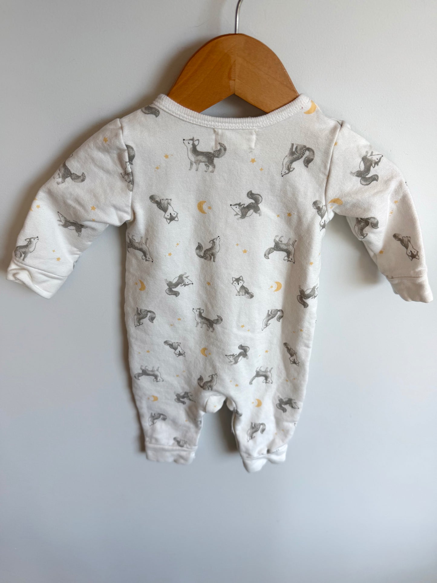 Organic Cotton Wolf Sleeper / 3-6m