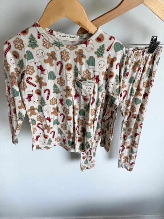 Bambie and Birdie Gingerbread PJ Set (PLAY) / 3T