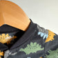 Charcoal Fleece Dino Sleeper / 6-9m