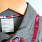 Grey Suspender Romper with Bow / 18m