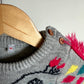 Grey Knit Giraffe Sweater / 12-18m
