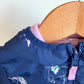 Navy Unicorn Fleece Lined Reversible Jacket / 12m