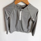 Grey Half Zip Rash Guard / 3T
