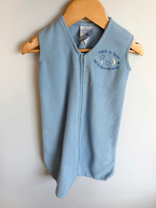 Halo Blue Fleece SleepSack / 0-6m