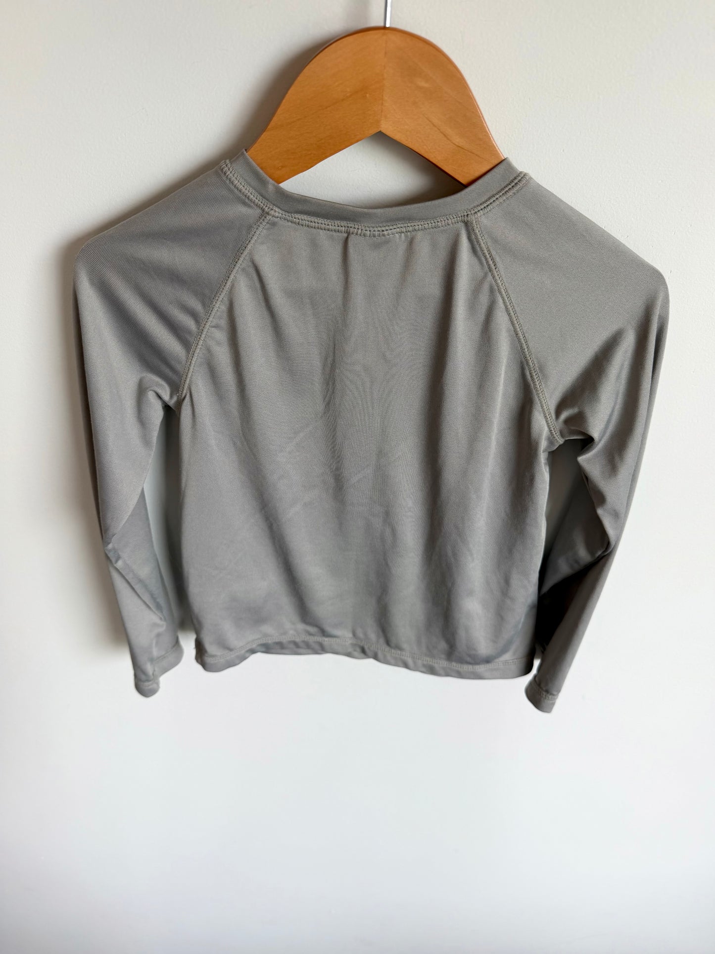 Grey Half Zip Rash Guard / 3T