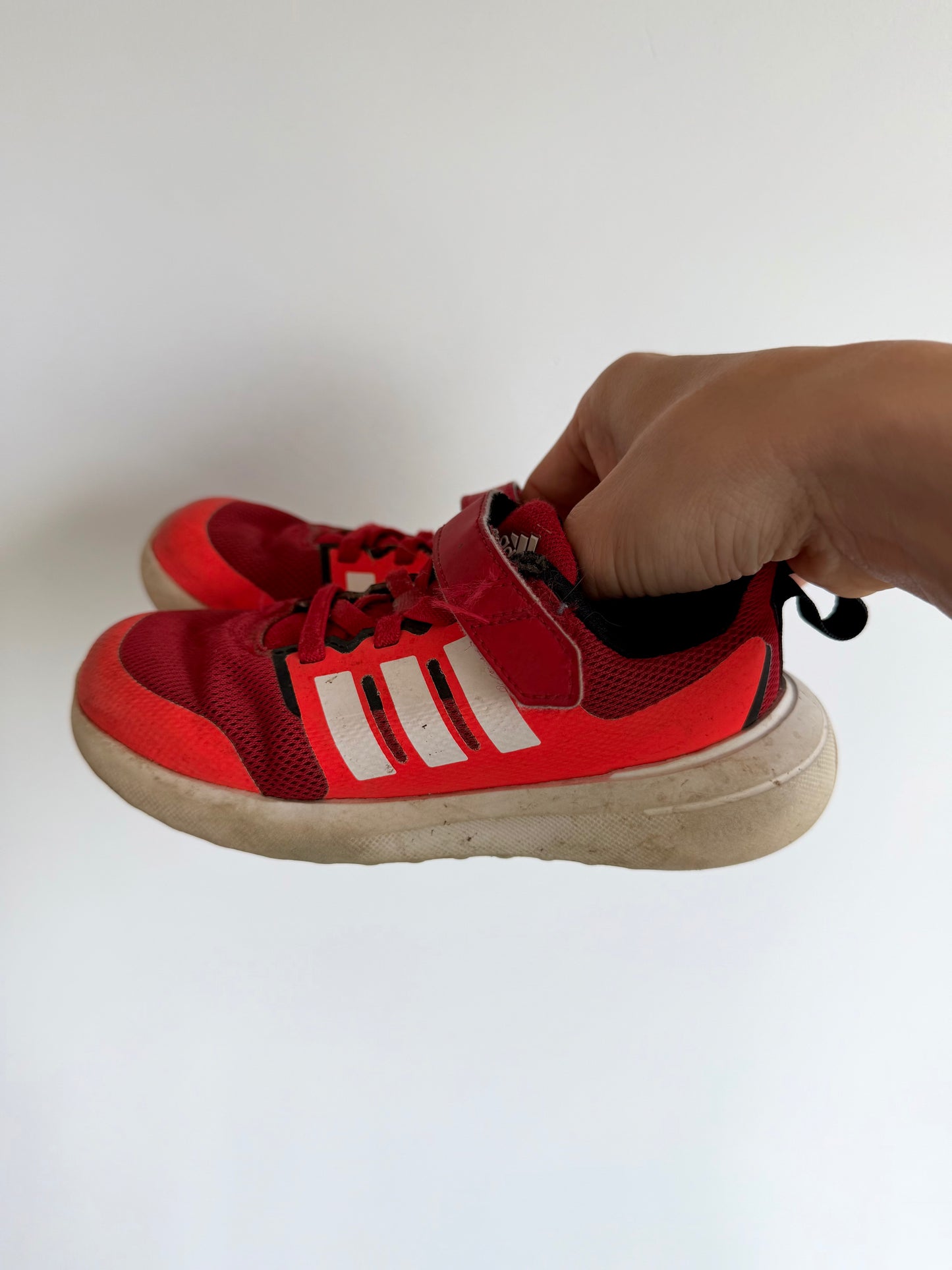 Adidas Red Runners / Size 9 Toddler