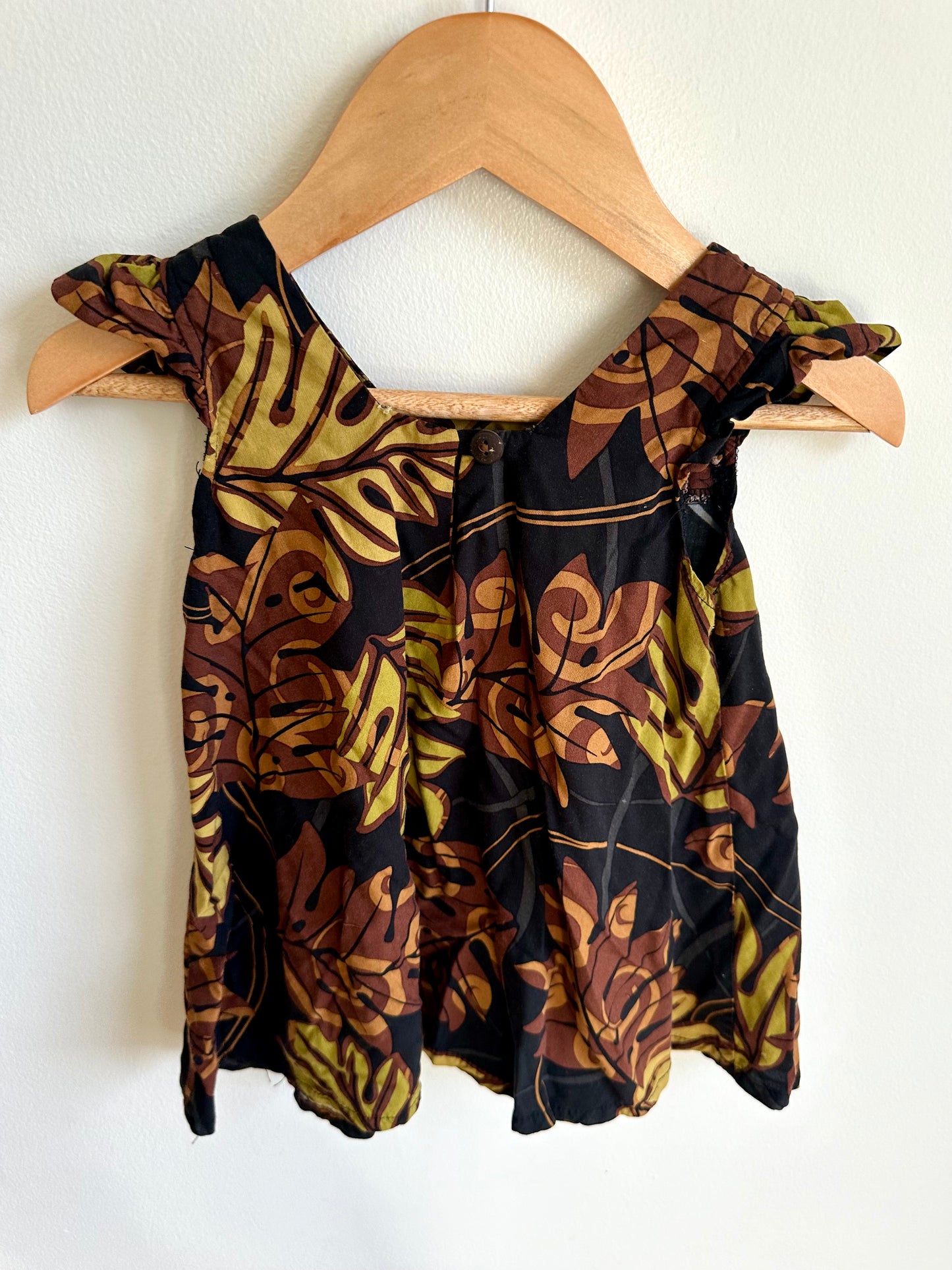 Hawaiian Leaf Tunic Dress / 2T