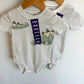 Set of 2 Bodysuits - Dino + Stripes (With Tags) / 24m