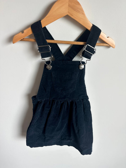 Black Overall Dress / 3T