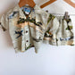 Tropical Island + Plane Dress Shirt + Shorts Set / 24m