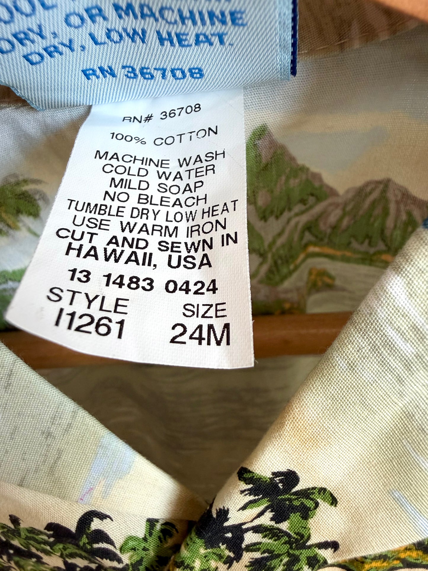 Tropical Island + Plane Dress Shirt + Shorts Set / 24m