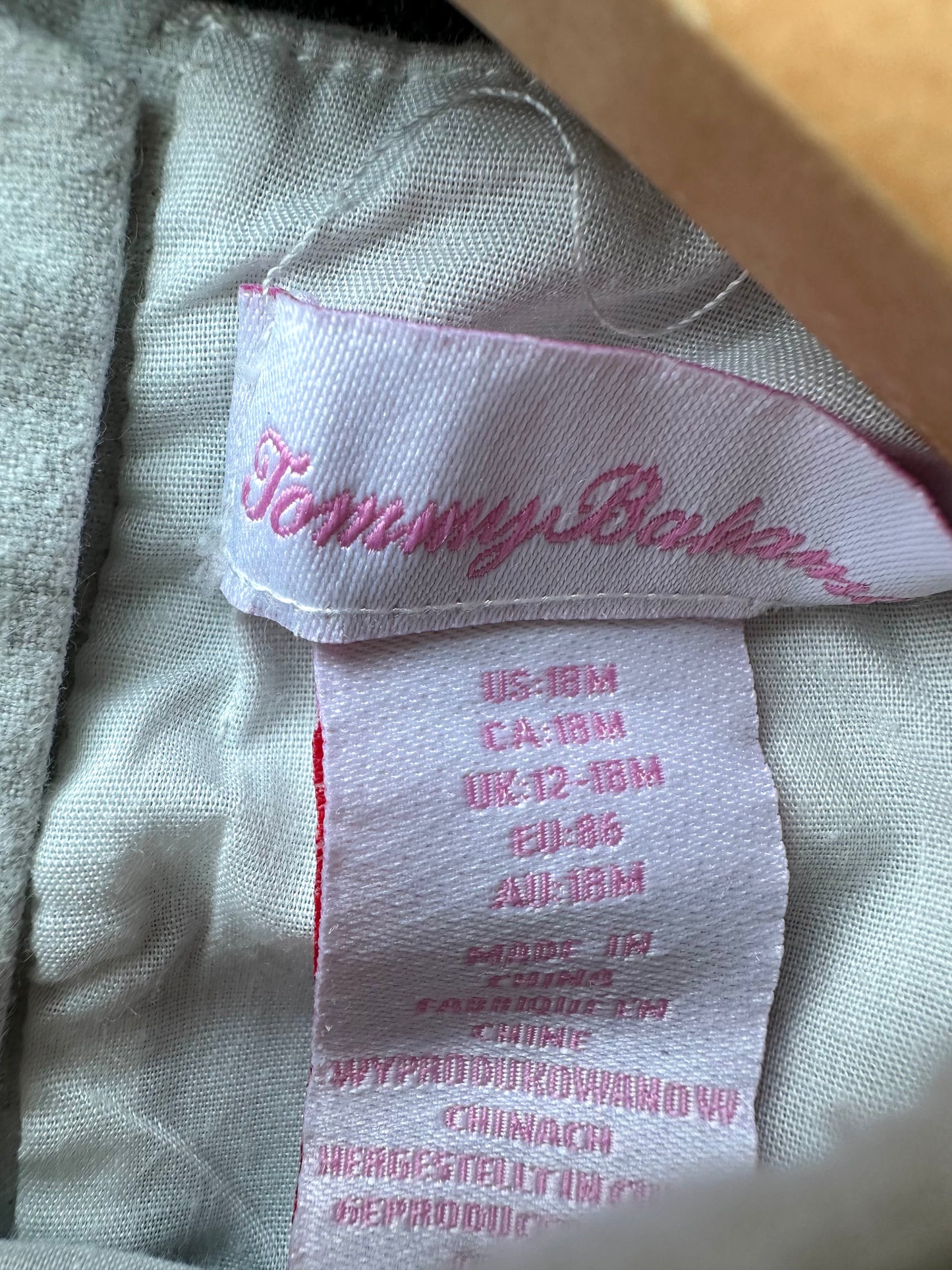 Embroidery Flower Billowy Dress / 18m