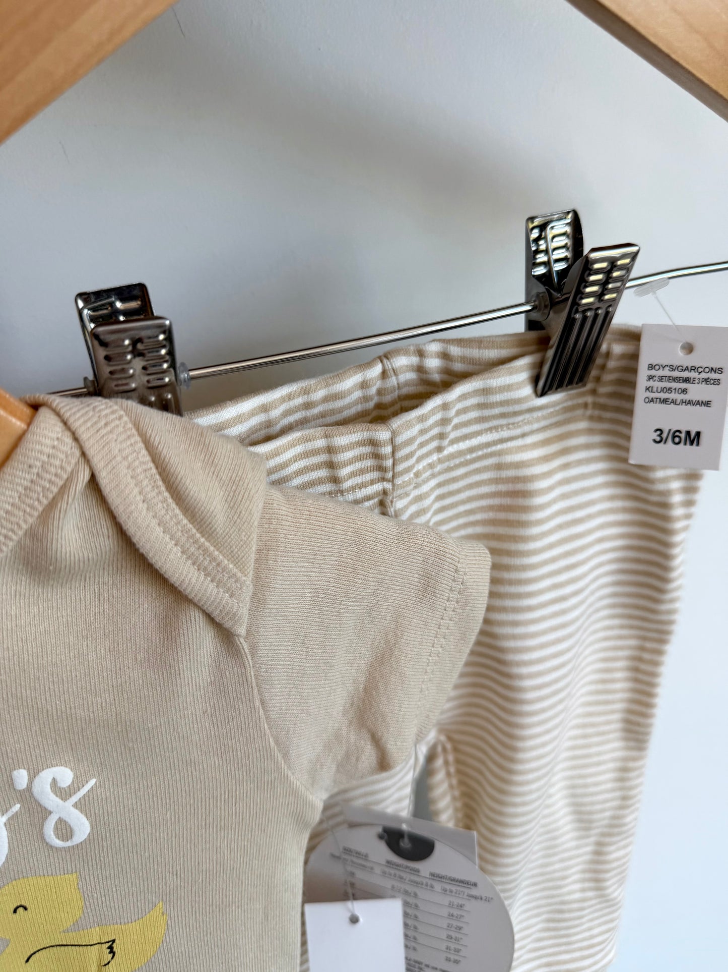 Mommy's Lucky Ducky Bodysuit + Pants Set (With Tags) / 3-6m