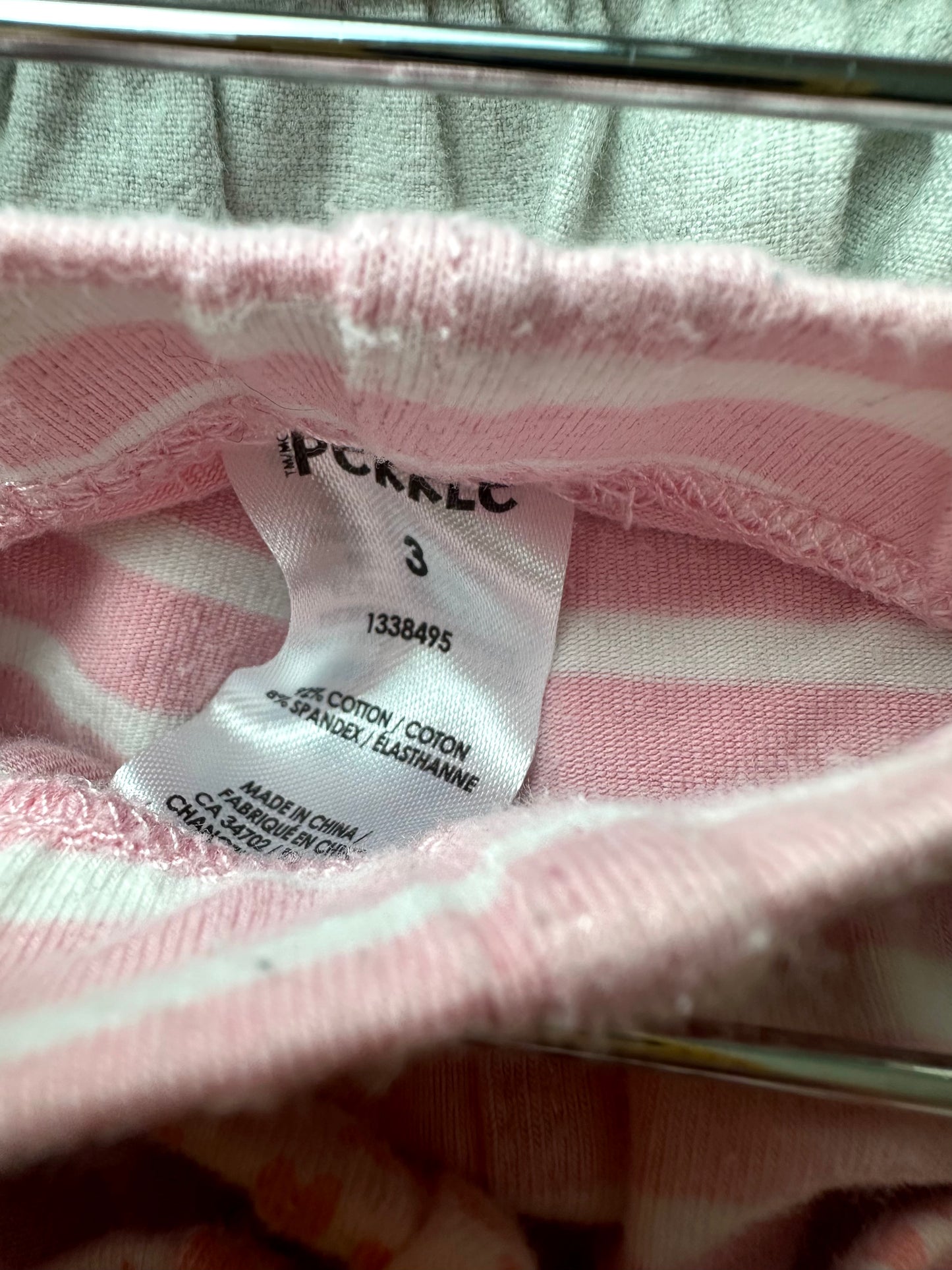 Pink Stripe Pants / 2-3T