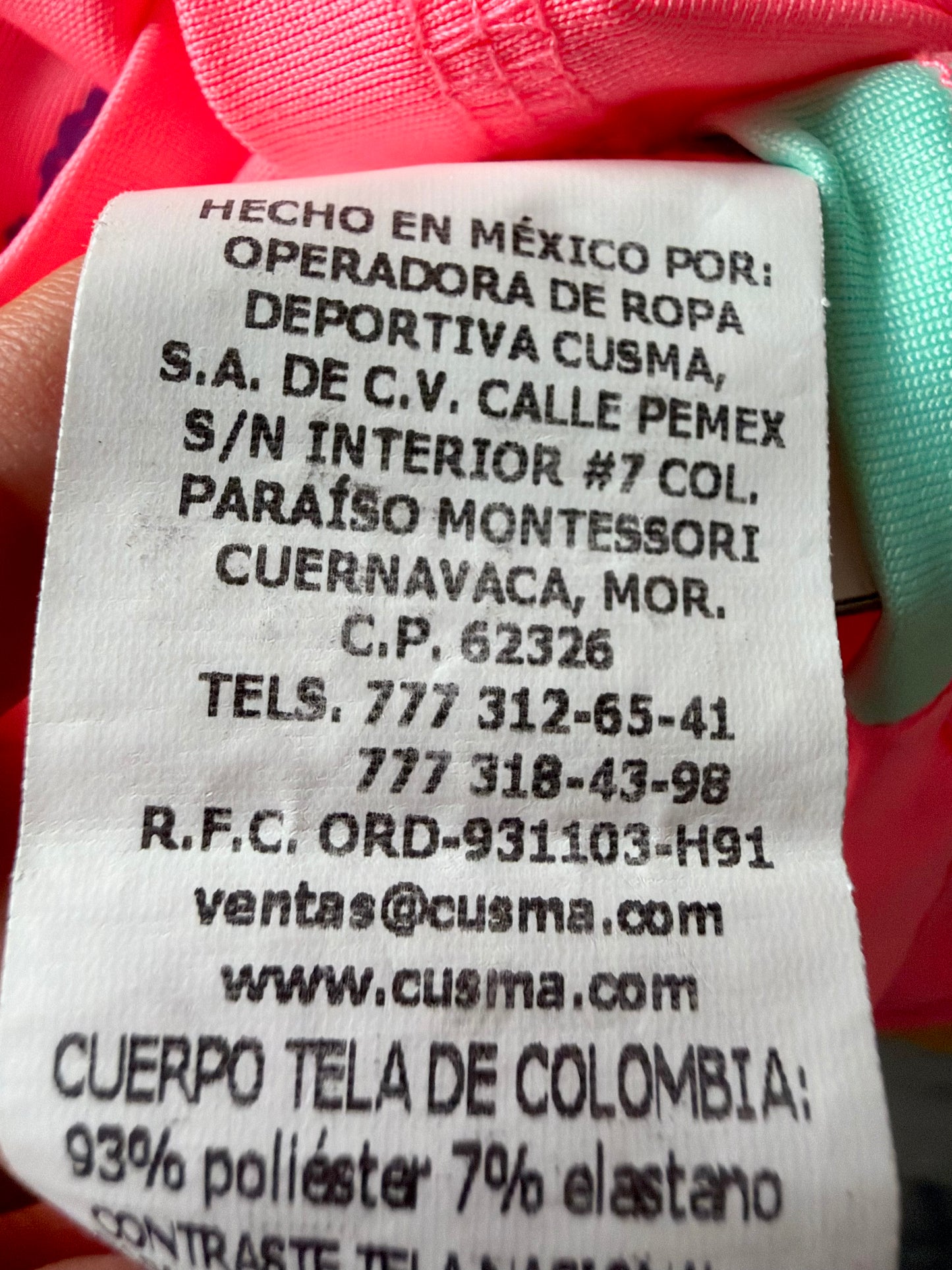Pink Long Sleeve UPF 50+ Swim Top / 12-18m?