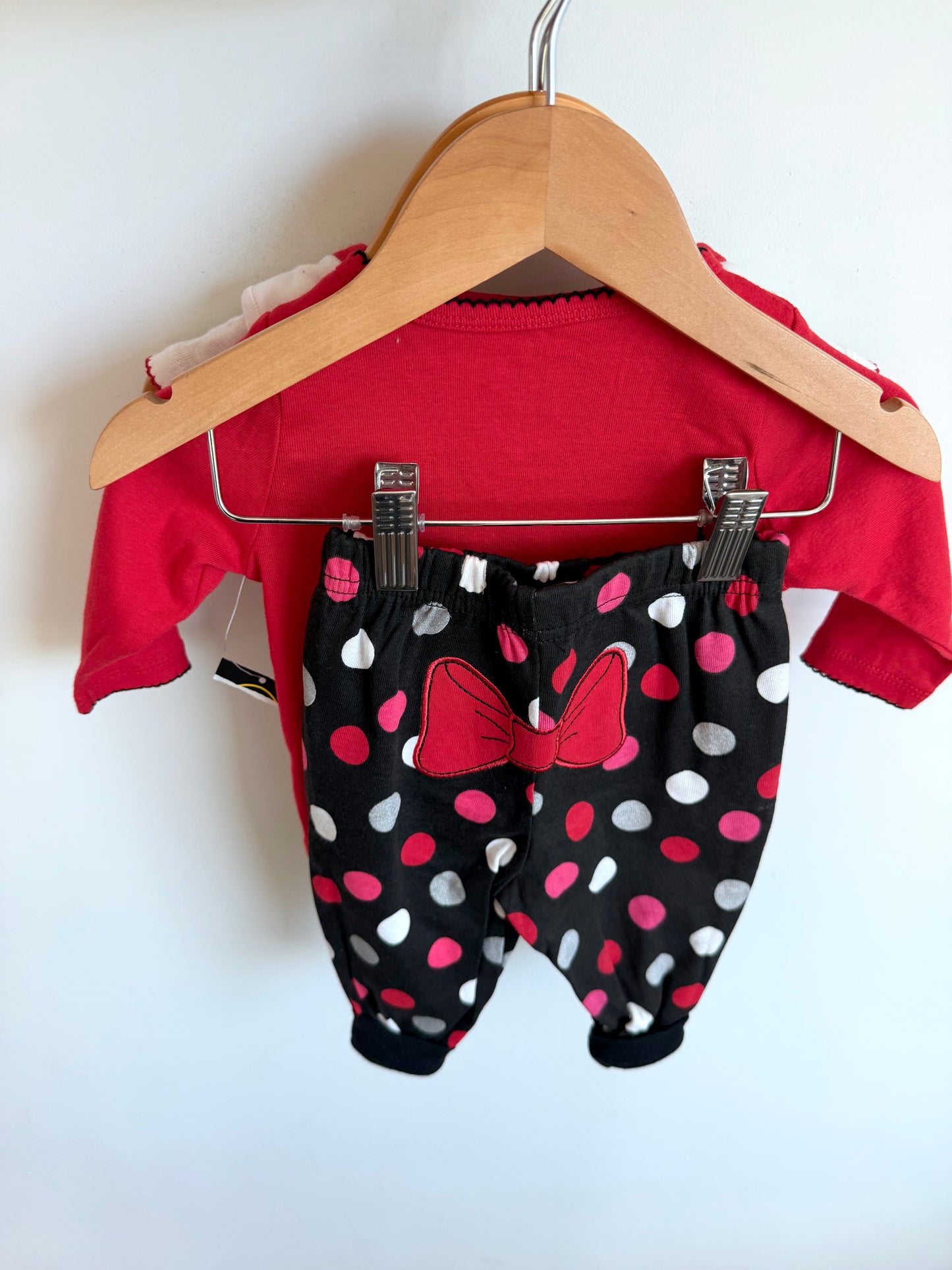 Three Piece Bow Bodysuit, Cardigan + Pants Set (With Tags)/ 3-6m