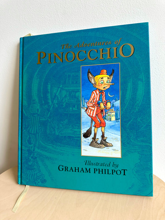 Adventures of Pinocchio Hardcover Book / 5+ (No Shipping)