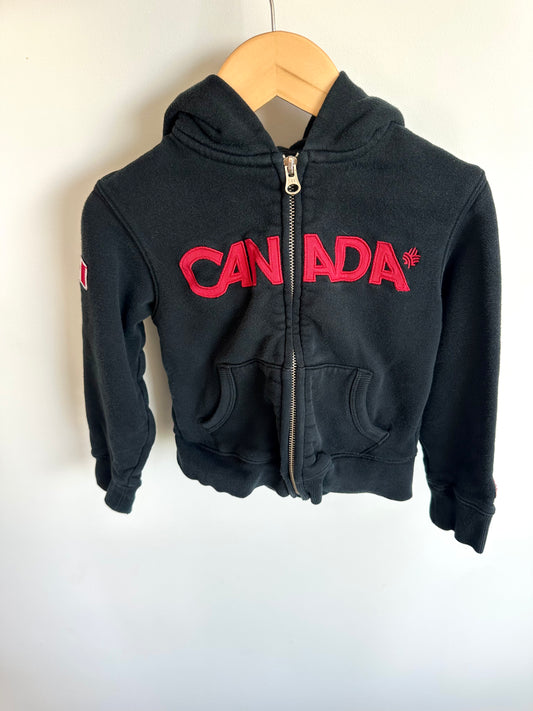Canada Black Hoodie / 3T