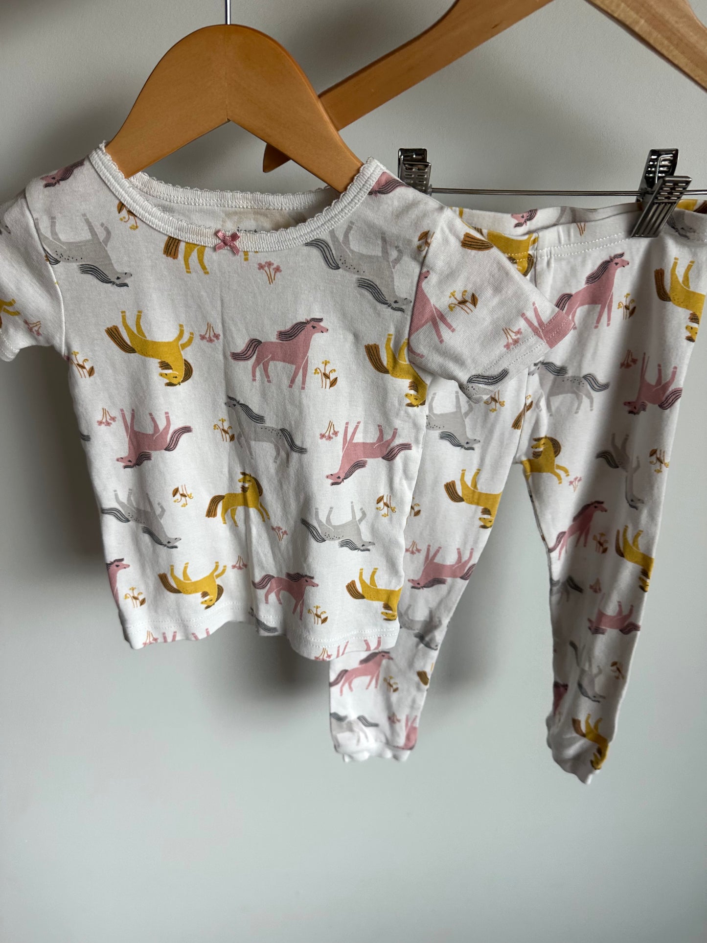 Horse Short Sleeve PJ Set / 2T