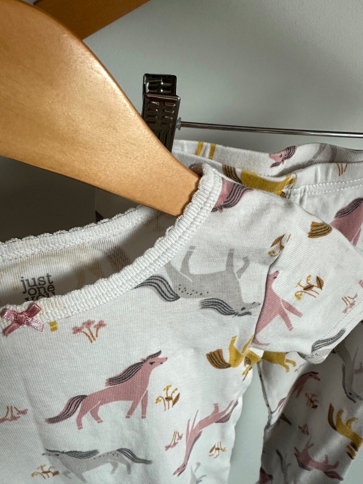 Horse Short Sleeve PJ Set / 2T