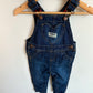OshKosh Heart Plaid Lined Overalls / 9m