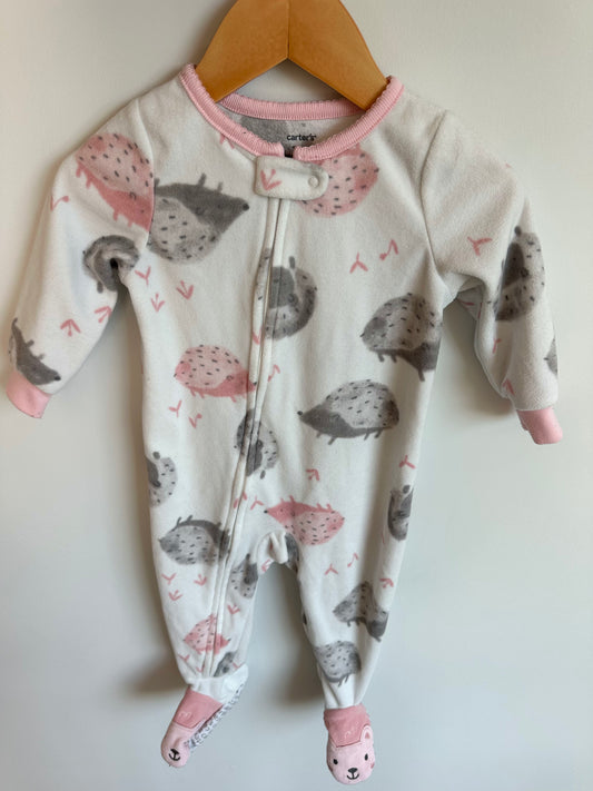 Fleece Hedgehog Sleeper / 12m