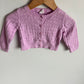 Eyelet Lavender Cardigan / 12-18m