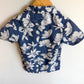 Textured Blue Floral Dress Shirt / 2T