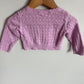 Eyelet Lavender Cardigan / 12-18m