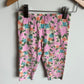 Pink Flower Cropped Pants / 3T