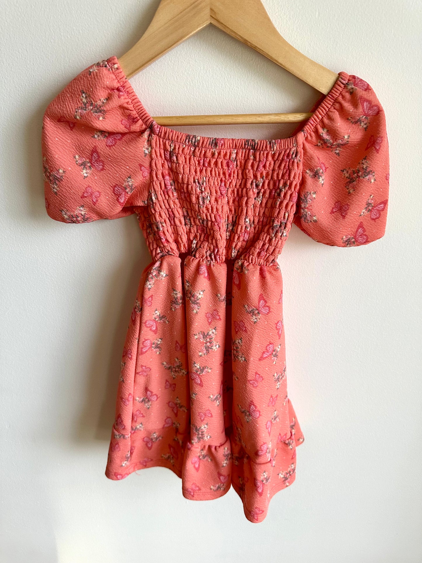 Pink Butterfly Dress / 3T