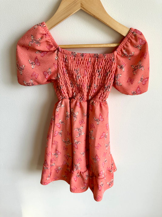 Pink Butterfly Dress / 3T