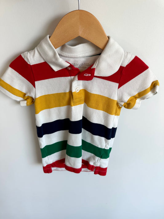 Hudson Bay Strip Golf Top / 18-24m