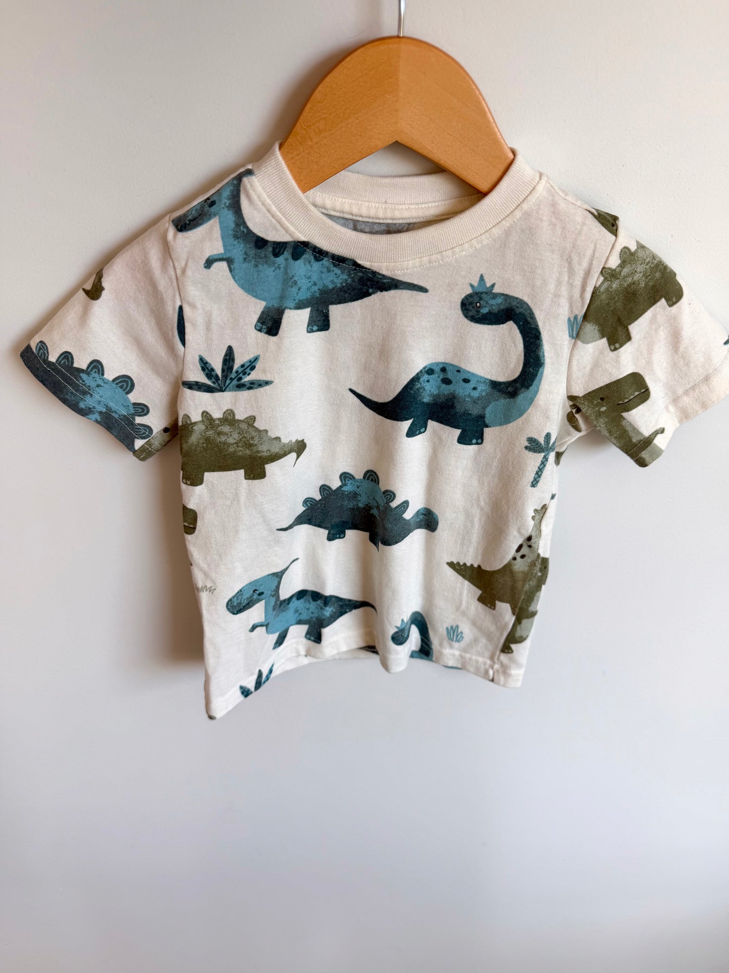 White Dino T-shirt / 2T
