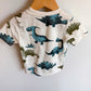 White Dino T-shirt / 2T
