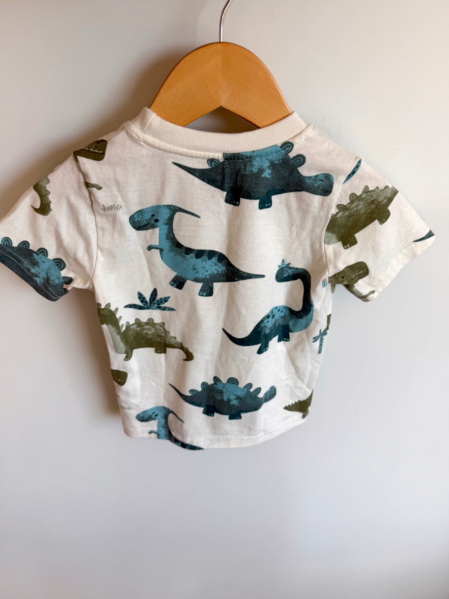 White Dino T-shirt / 2T
