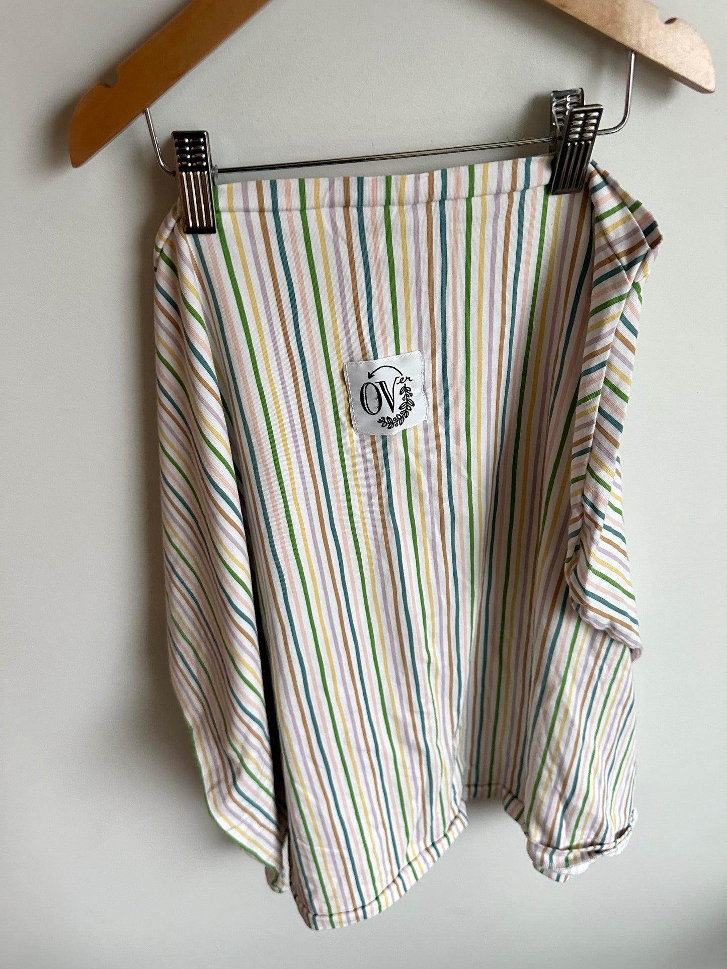 Colored Striped Car Seat or Nursing Cover (No Shipping)