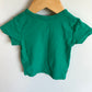 Green Whale Shape Top / 6-9m